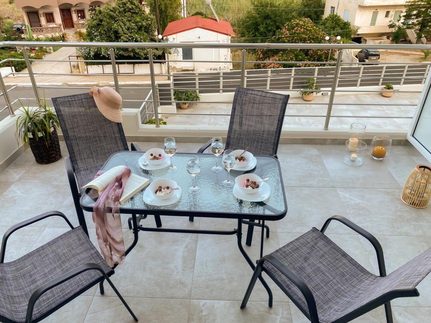 Maistro Suites With Pool, Matala Luaran gambar
