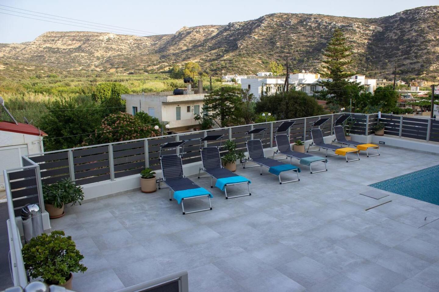 Maistro Suites With Pool, Matala Luaran gambar