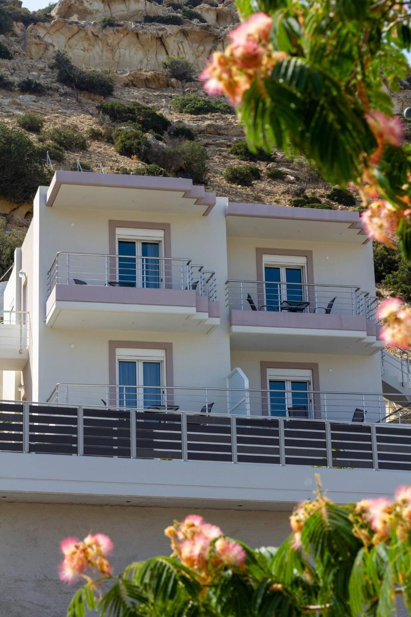 Maistro Suites With Pool, Matala Luaran gambar